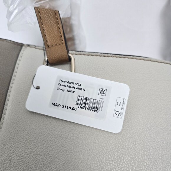 Guess Trixy Shopper - Taupe Multi - Picture 9 of 10